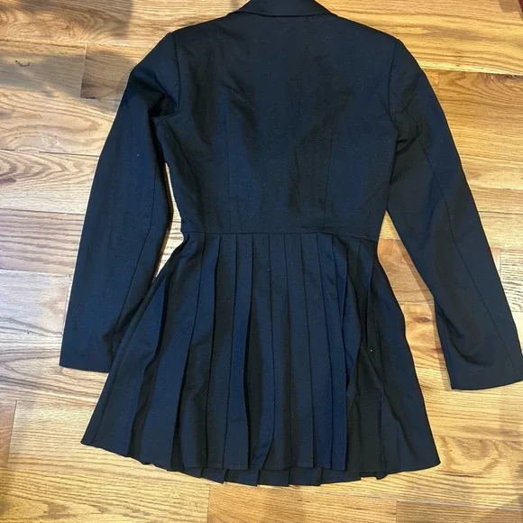 Fashion Nova Classic Black Blazer Jacket Dress 👗 - Picture 9 of 9